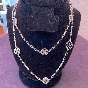 Designer JOHN HARDY 18K Gold & Sterling Silver Citrine Batu KAWUNG NECKLACE, 35"